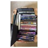 BOX OF DVDS