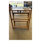 MID CENTURY STORAGE RACK