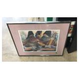 TODD WINTERS FRAMED LITHOGRAPH