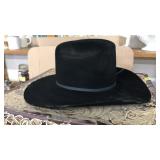 BLACK RODEO JOHN B STETSON SZ 7 COWBOY HAT