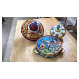 (3) VNTG. TIN LITHOGRAPH TOYS