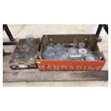 2 FLATS OF ASST GLASSWARE