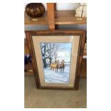 PERSIS CLAYTON WEIRS, FRAMED LITHOGRAPH