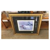 FRAMED CHINESE HORSE SCENE