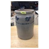 ANTIQUE SALT GLAZED STONEWARE CROCK