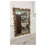 ORNATE WALL MIRROR, 20X30IN
