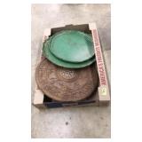 (3) WOODEN PLATTERS, 15IN LARGEST