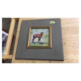 CLAUDIA L BROOKS FRAMED SIGNED OIL ON BOARD