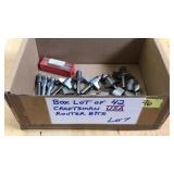 LOT OF 42 CRAFTSMAN ROUTER BITS