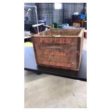 PETERS CARTRIDGE WOODEN BOX