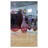 PINK GLASSWARE