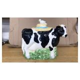 HERITAGE MINT FIGURAL HOLSTEIN COOKIE JAR