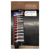11 PC. 3/8" DRIVE DEEP SOCKET SET: 1/4" - 7/8"