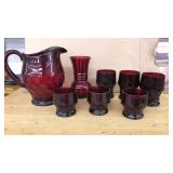 RUBY RED GLASSWARE