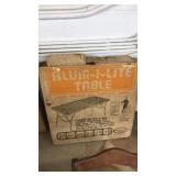 ALUM-I-LITE TABLE IN ORIG BOX