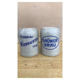 PAIR OF GERMAN STEINS