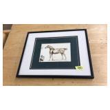 EARL F HOFMANN ARTWORK, FRAMED, SIGNED