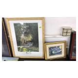 (2) ARTWORK BY MONET AND VAN GOGH, PRINTS