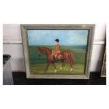 JEANINE 77, FRAMED/SIGNED OIL ON CANVAS