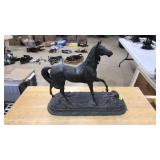 METAL HORSE SCULPTURE