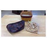 LONGABERGER BASKET W/ GOLF TEES