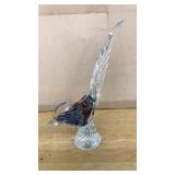 BLOWN GLASS BIRD FIGURAL