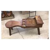 ANTIQUE COBBLERS BENCH, 44X16X20