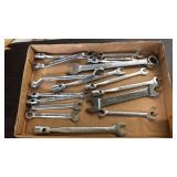 BOX LOT OF WRENCHES