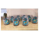 8 PC HORSE TUMBLER SET