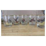 PHEASANT GLASSWARE SET