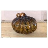BLOWN GLASS PUMPKIN FIGURAL