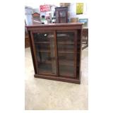 MAHOGANY DISPLAY CABINET