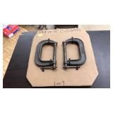 PAIR OF 4" C-CLAMPS