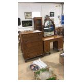 2 PC BIRDSEYE MAPLE BEDROOM SET