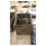 BOX LOT OF ASST TACK & LEATHER