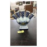 PORTUGUESE HAND PAINTED BUD VASE