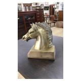 BRASS HORSE HEAD PAPER WEIGHT