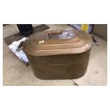 ANTIQUE COPPER WASH BOILER TUB