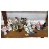 COLL OF ASST FIGURALS & HOUSEHOLD DECOR