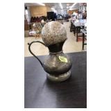 ETCHER BRASS PITCHER & STONE BALL