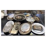 COLL OF ASST SILVER PLATE