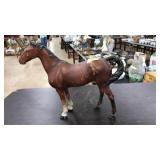 HAND PAINTED CAST IRON HORSE DOOR STOP