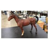 HAND PAINTED CAST IRON HORSE DOOR STOP