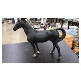 HAND PAINTED CAST IRON HORSE DOOR STOP