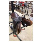 STUBBEN DRESSAGE LEATHER ENGLISH SADDLE