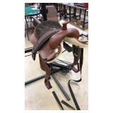 WINTEC WESTERN LEATHER SADDLE