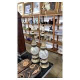 PAIR OF DECORATIVE TABLE LMAPS