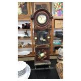 ORNATE HAND PAINTED MANTLE CLOCK