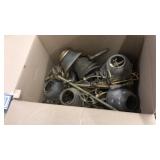 ART DECO ASST GLASS & METAL LIGHTS