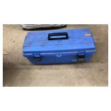 PLASTIC TOOL BOX WITH CONTENTS